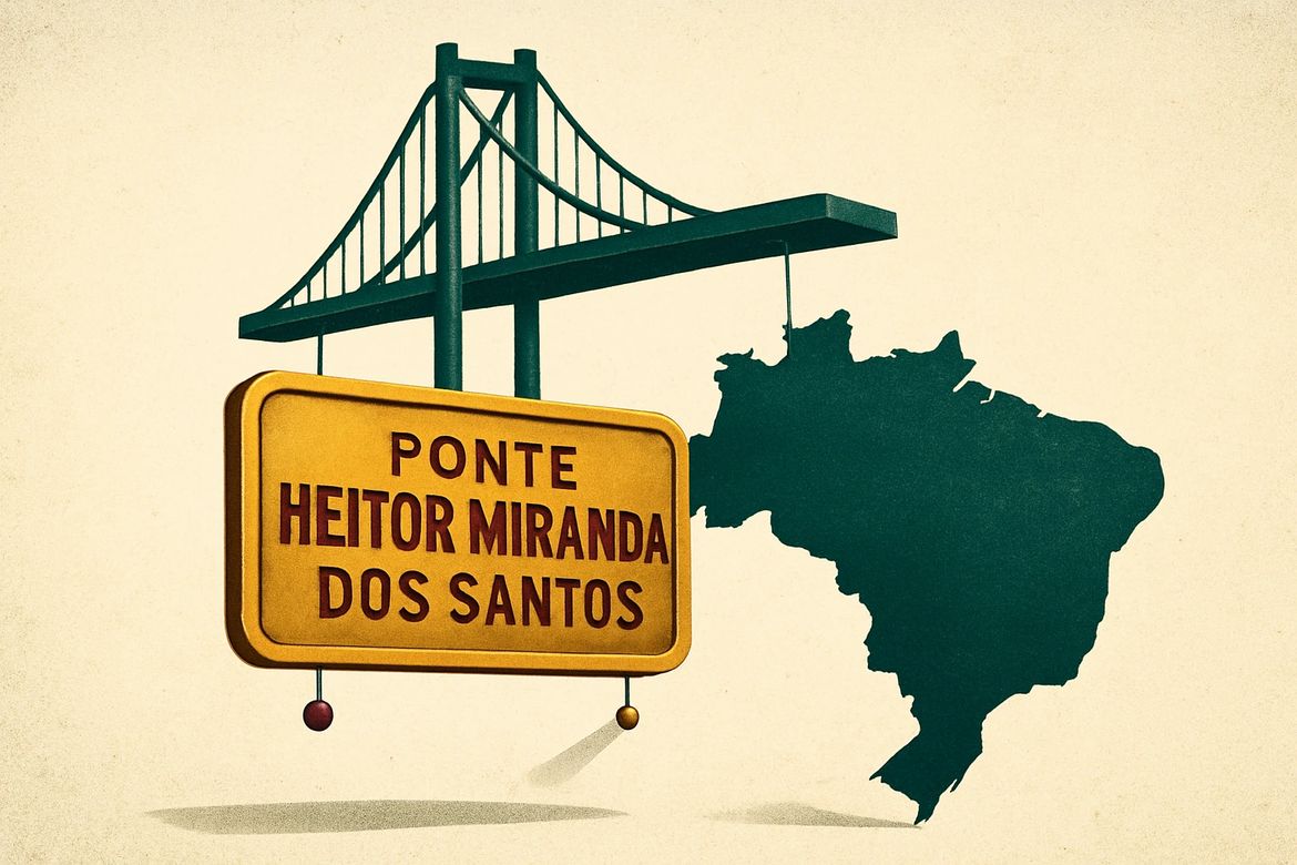 Lei nº 15.507/2026 denomina Ponte Heitor Miranda dos Santos na fronteira